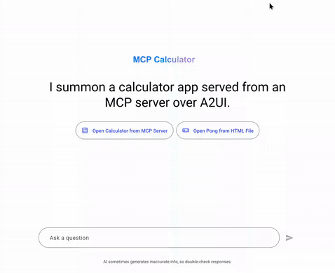An animated GIF of the pong app being played.